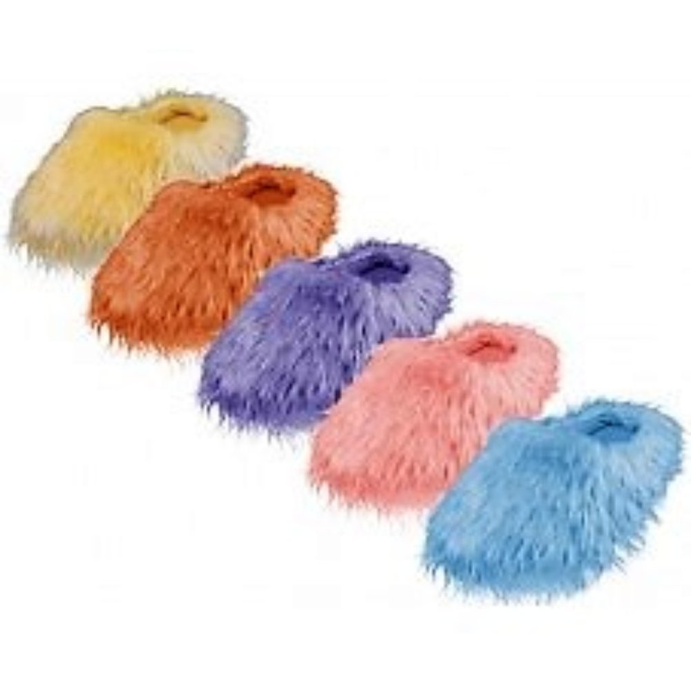 Furry Plush Closed Toe Women's House Slippers
